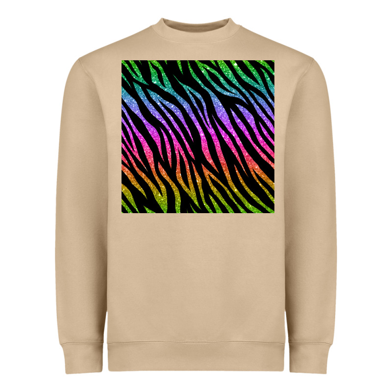 Zebra Glitter Seamless Pattern Heavyweight Sweatshirt by BundleAndBundleShop | Teevron