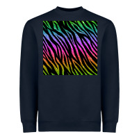 Navy zebra glitter seamless pattern Heavyweight Sweatshirt - BundleAndBundleShop