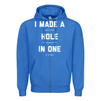 True Royal Funny Golf Shirts For Men Women Hole In One Golf Gag Gifts Zipper Hoodie - minhPixels