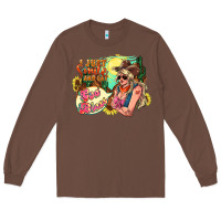 Chestnut I just smile and say god bless Long Sleeve Tee - HowdyJamesFarm