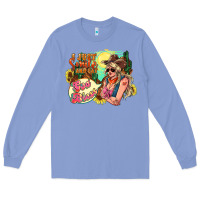 Colony Blue I just smile and say god bless Long Sleeve Tee - HowdyJamesFarm