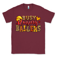 Burgundy busy raising ballers softball Classic Tee - Jasminsmagicworld
