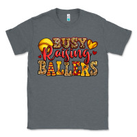 Charcoal Heather busy raising ballers softball Classic Tee - Jasminsmagicworld