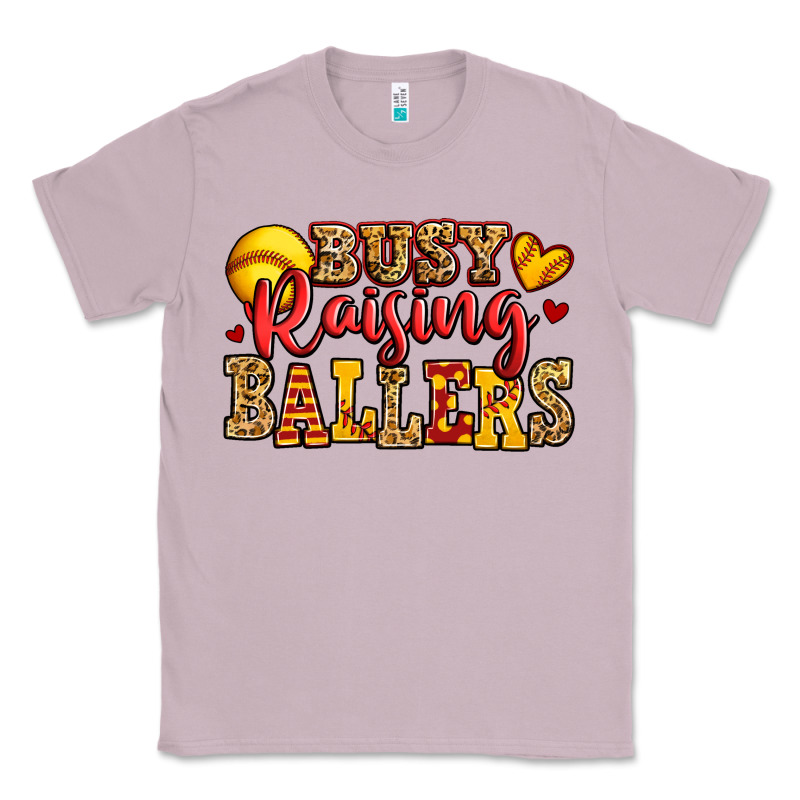 Busy Raising Ballers Softball Classic Tee by Jasminsmagicworld | Teevron