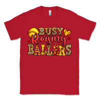 Red busy raising ballers softball Classic Tee - Jasminsmagicworld