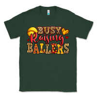 Sports Green busy raising ballers softball Classic Tee - Jasminsmagicworld