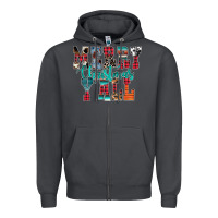 Smoke merry christmas y'all Zipper Hoodie - CowhideDigitalArt