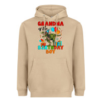 Mushroom grandma of the birthday boy t rex Heavyweight Hoodie - Artiststas