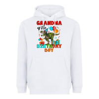 White grandma of the birthday boy t rex Heavyweight Hoodie - Artiststas