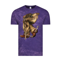 Cloud Purple Cowboy boots western Vintage Tee - HowdyJamesFarm