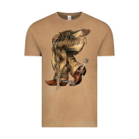 Vintage Camel Cowboy boots western Vintage Tee - HowdyJamesFarm