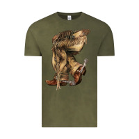 Vintage Olive Cowboy boots western Vintage Tee - HowdyJamesFarm