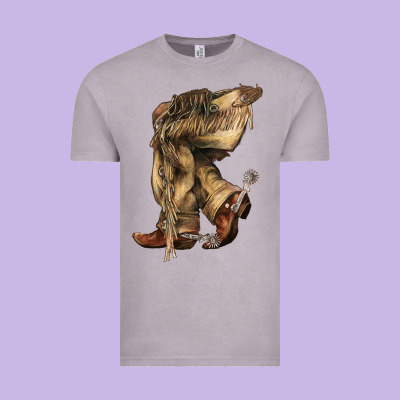Cowboy Boots Western Vintage Tee Designed By Howdyjamesfarm