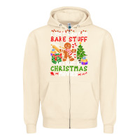 Sandshell I Just Want To Bake Stuff And Watch Christmas Movies Zipper Hoodie - minhPixels