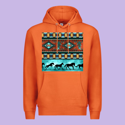 Native American Aztec Seamless Pattern Premium Hoodie Designed By Bundleandbundleshop