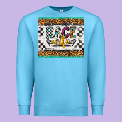 Race Wife Premium Sweatshirt Designed By Artiststas