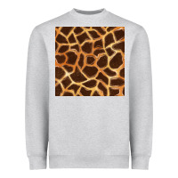 Heather Grey giraffe seamless pattern Heavyweight Sweatshirt - BundleAndBundleShop