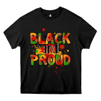 Black black and proud Heavy Core Tee - LillyAllenDesigns