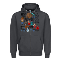 Smoke winter festive essentials Zipper Hoodie - CowhideDigitalArt