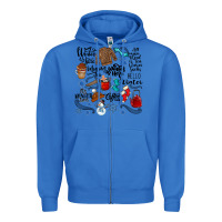 True Royal winter festive essentials Zipper Hoodie - CowhideDigitalArt