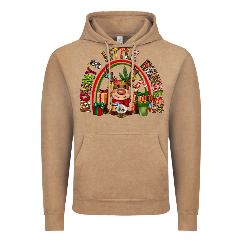 Mommys Little Reindeer Christmas Vintage Hoodie by CowGirlArtShop | Teevron