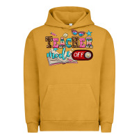 Pigment Peanut Butter teacher mode off Urban Hoodie - AdoDesignShop