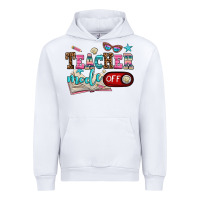 White teacher mode off Urban Hoodie - AdoDesignShop
