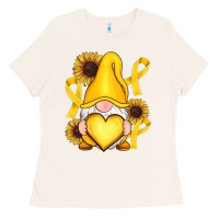 Bone Childhood Cancer gnome Ladies Tee - RanaPortraitStore