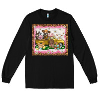 Black Easter Day with farm animals tumbler Long Sleeve Tee - HowdyJamesFarm