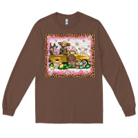 Chestnut Easter Day with farm animals tumbler Long Sleeve Tee - HowdyJamesFarm