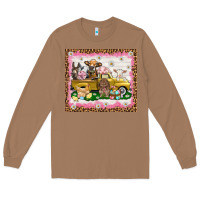 Toasted Coconut Easter Day with farm animals tumbler Long Sleeve Tee - HowdyJamesFarm