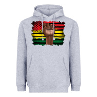 Heather Grey june juneteenth Heavyweight Hoodie - Artiststas