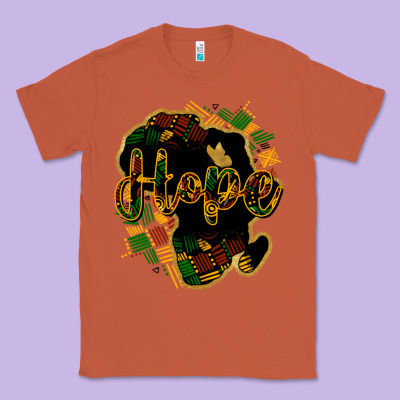 Hope Black History Classic Tee Designed By Nancycooperartshop