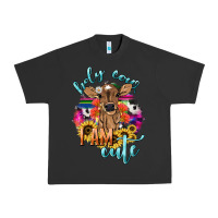 Pigment Black Holy cow i am cute baby cow Urban Heavy Tee - HowdyJamesFarm