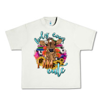 Pistachio Holy cow i am cute baby cow Urban Heavy Tee - HowdyJamesFarm