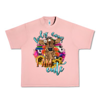 Salmon Holy cow i am cute baby cow Urban Heavy Tee - HowdyJamesFarm