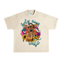 Sandshell Holy cow i am cute baby cow Urban Heavy Tee - HowdyJamesFarm