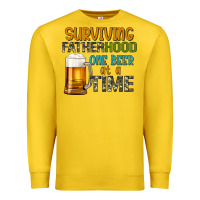 Lemon surviving fatherhood one beer at a  time Premium Sweatshirt - Artiststas