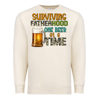 Sandshell surviving fatherhood one beer at a  time Premium Sweatshirt - Artiststas
