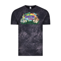 Cloud Black Happy Easter Day rainbow Vintage Tee - HowdyJamesFarm