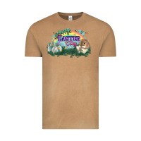 Vintage Camel Happy Easter Day rainbow Vintage Tee - HowdyJamesFarm