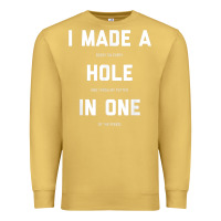 Antique Gold Funny Golf Shirts For Men Women Hole In One Golf Gag Gifts Premium Sweatshirt - minhPixels