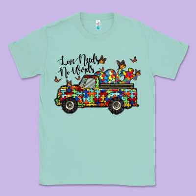 Love Needs No Words Classic Tee Designed By Racoondesign
