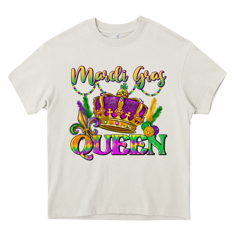 Mardi Gras Queen Heavy Core Tee by LillyAllenDesigns | Teevron
