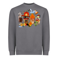 Storm Firefighter Coffee Cups Heavyweight Sweatshirt - FaDigitalArtStudio