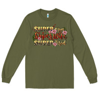 Army Green Super mom super wife super tired Long Sleeve Tee - CowGirlArtShop