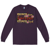 Plum Super mom super wife super tired Long Sleeve Tee - CowGirlArtShop