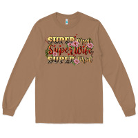 Toasted Coconut Super mom super wife super tired Long Sleeve Tee - CowGirlArtShop