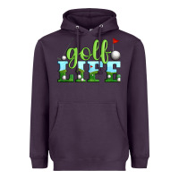 Plum golf life Heavyweight Hoodie - Artiststas