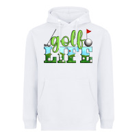 White golf life Heavyweight Hoodie - Artiststas